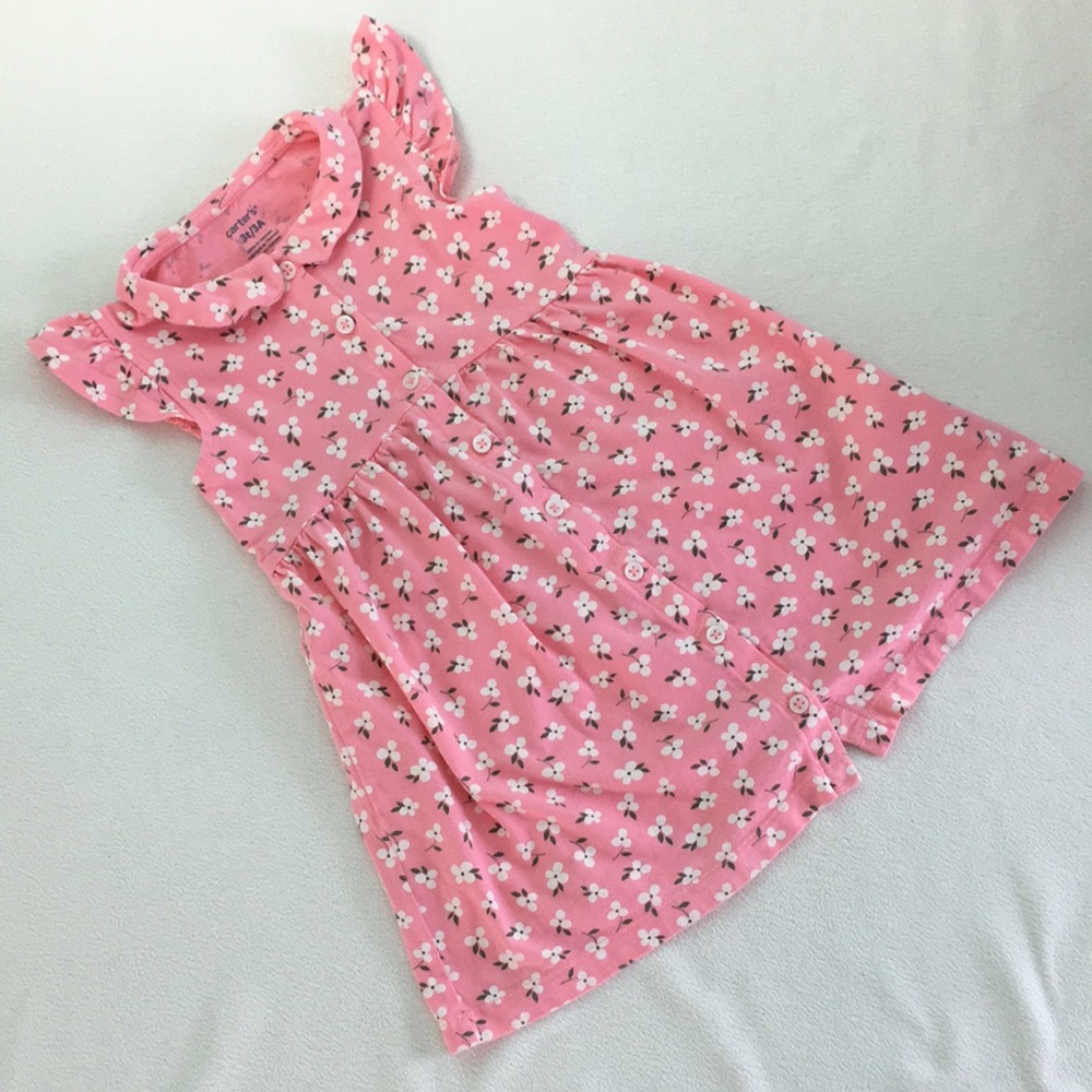 🌸 Pink and White Dogwood Dress by Carter’s 🌸
